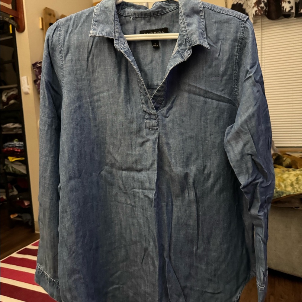 Banana Republic Blue Blouse